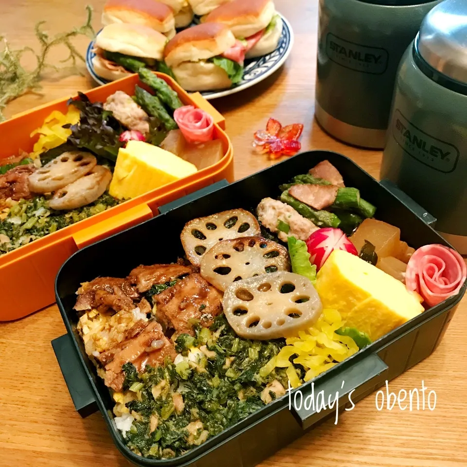 Snapdishの料理写真:高校生息子弁当|shakuyaku33443344さん