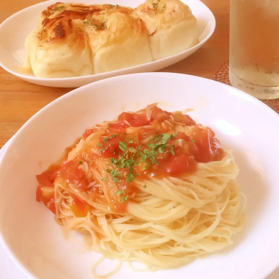 トマトとアンチョビの冷たいパスタ|Ruotoさん