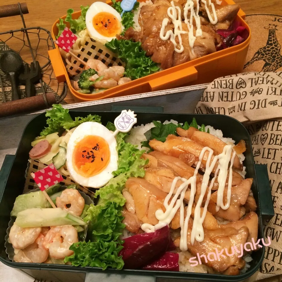 高1高2息子弁当❤︎【作り置き】|shakuyaku33443344さん