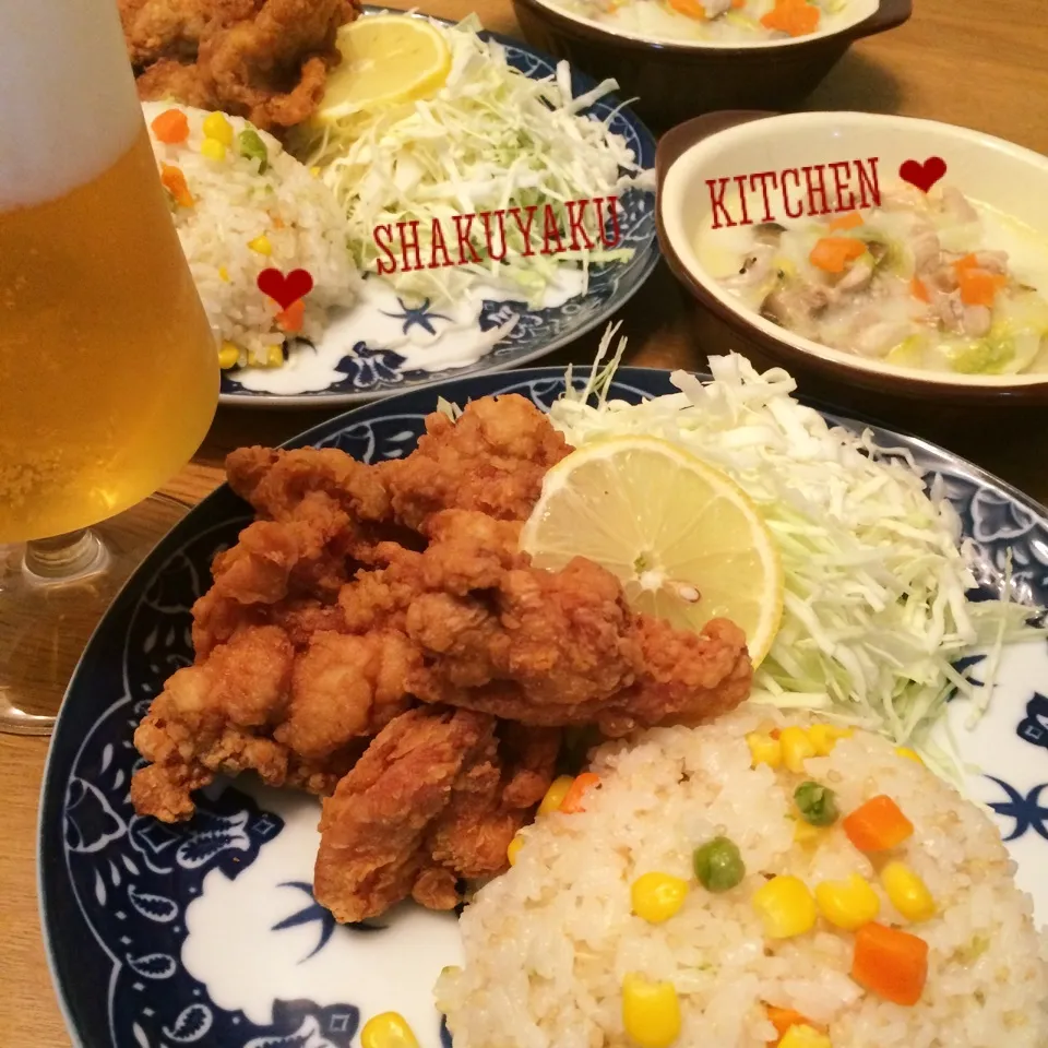 Snapdishの料理写真:ミックスベジタブルピラフ❤︎|shakuyaku33443344さん