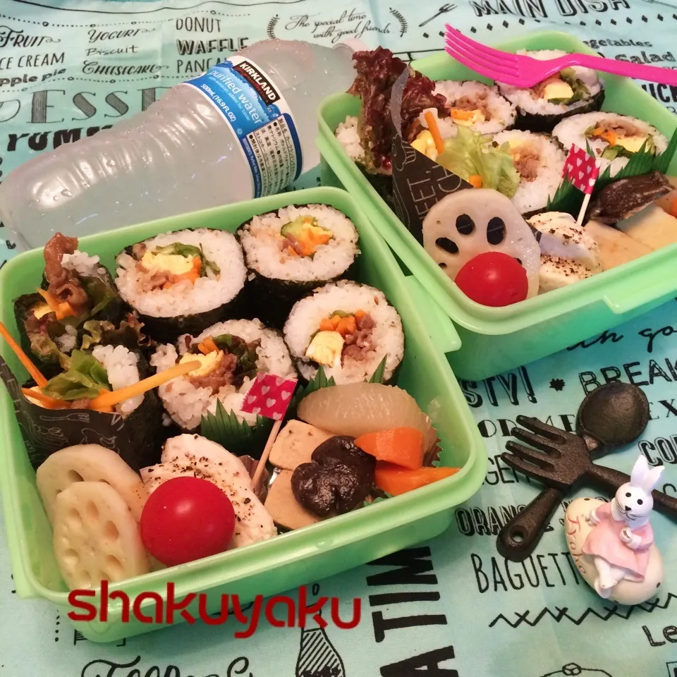 高1高2息子弁当♡ 海苔巻き|shakuyaku33443344さん