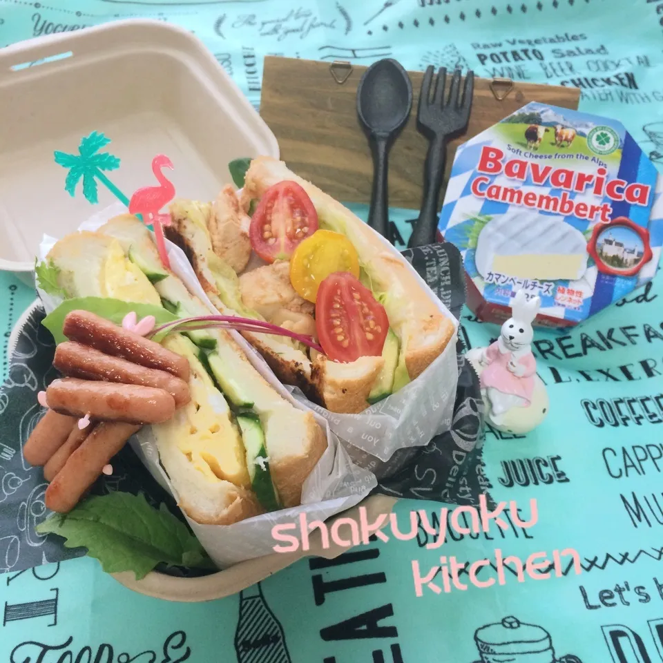 高1息子弁当♡ホットサンド|shakuyaku33443344さん