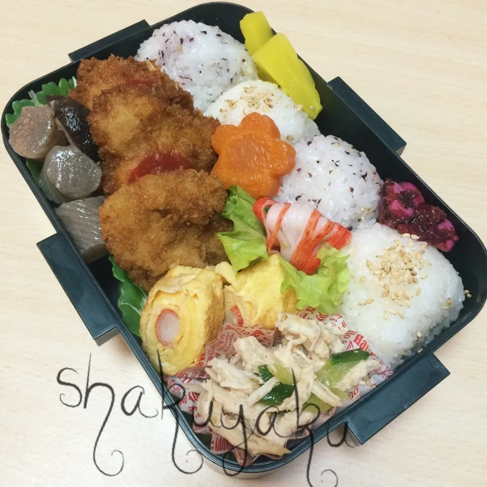 今日のお弁当♡ 高2息子のお弁当 1200ml|shakuyaku33443344さん