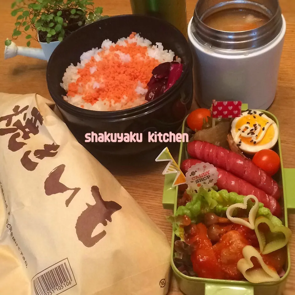 今日のお弁当☆彡(^ε^)♪|shakuyaku33443344さん