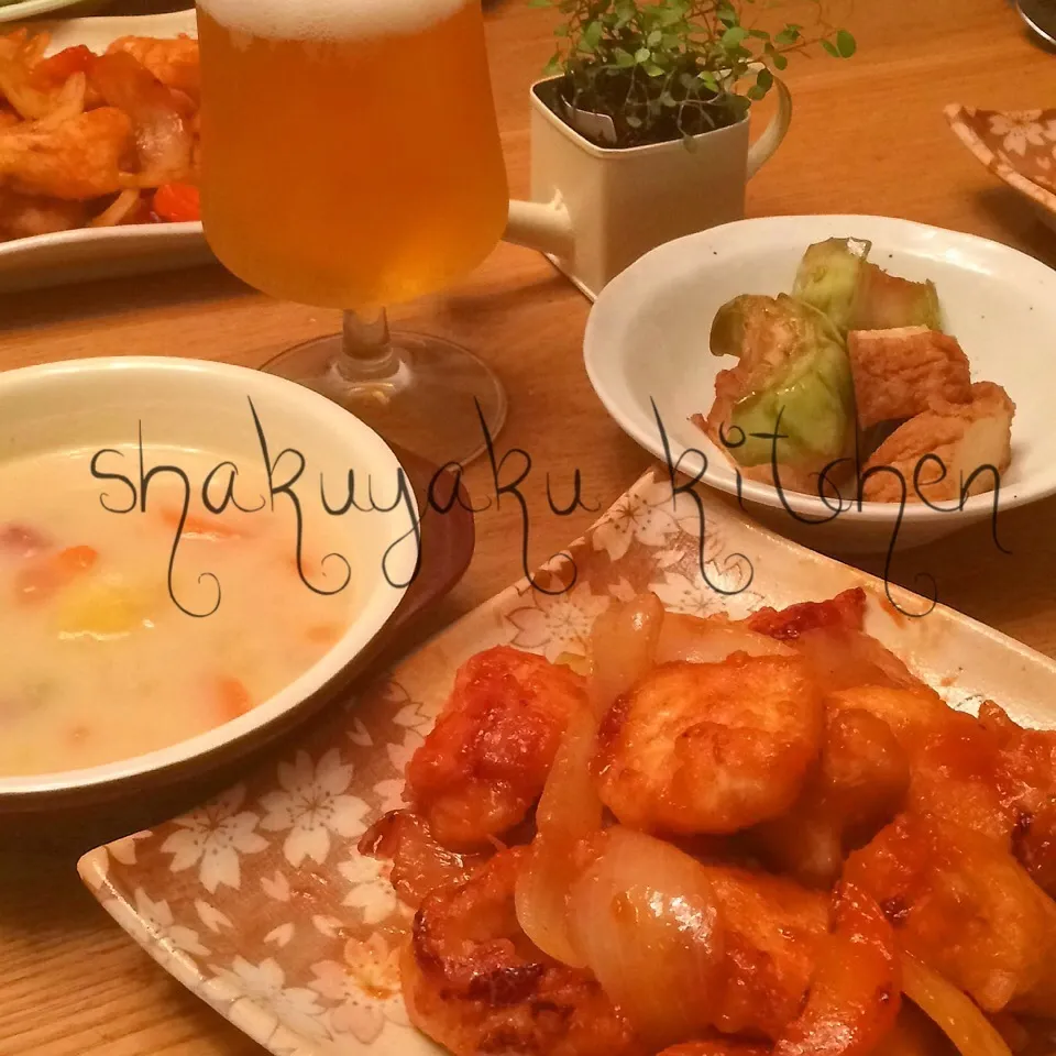 Snapdishの料理写真:今日の晩御飯☆彡|shakuyaku33443344さん