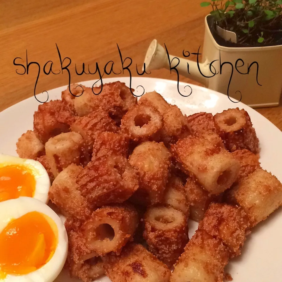 Snapdishの料理写真:お弁当のおかず☆彡明太子マヨまみれのちくわ|shakuyaku33443344さん