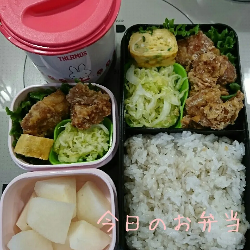 今日のお弁当 パパ&中学生娘ちゃん(*^^*)|sakuhimaさん