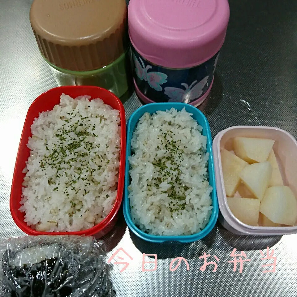 今日のお弁当 パパ&中学生娘ちゃん(*^^*)|sakuhimaさん