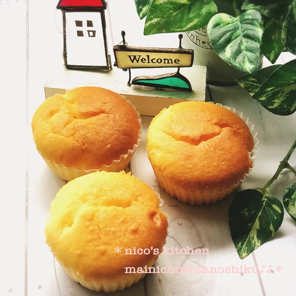 ＊HMで♪簡単♡チーズケーキ風マフィン…とおまけww＊|にこさん