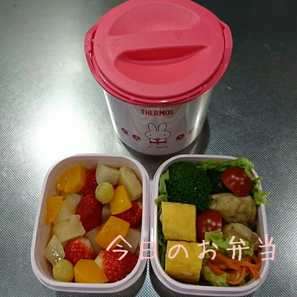 今日のお弁当 中学生娘ちゃん(*^^*)|sakuhimaさん