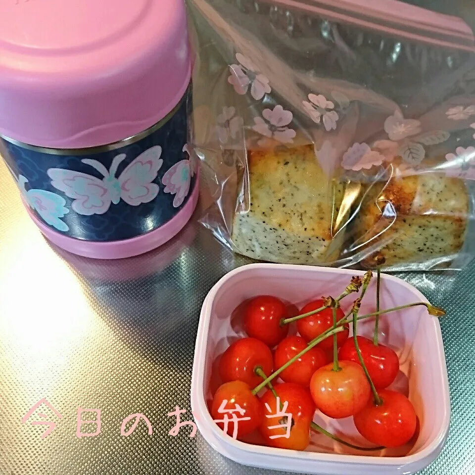 今日のお弁当 中学生娘ちゃん(*^^*)|sakuhimaさん