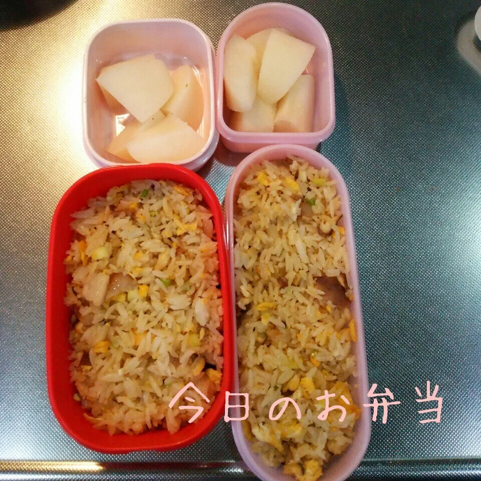 今日のお弁当 高校生娘ちゃん&中学生娘ちゃん(*^^*)|sakuhimaさん