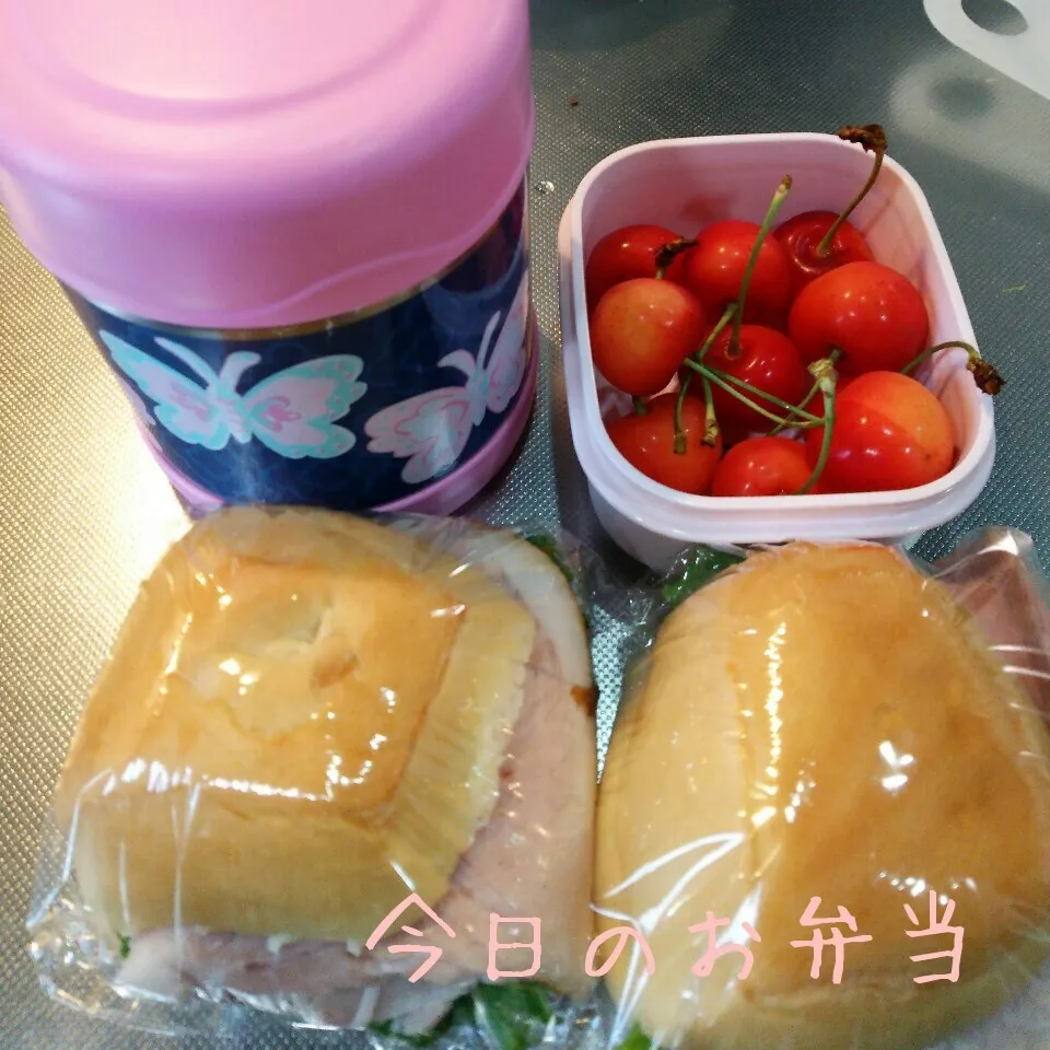 今日のお弁当 中学生娘ちゃん(*^^*)|sakuhimaさん