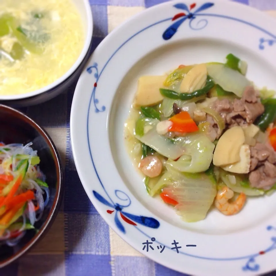 Snapdishの料理写真:今日の夕飯(^_^)  |ミントさん