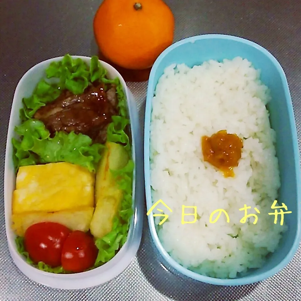 Snapdishの料理写真:今日のお弁当 高校生娘ちゃん(*^^*)|sakuhimaさん