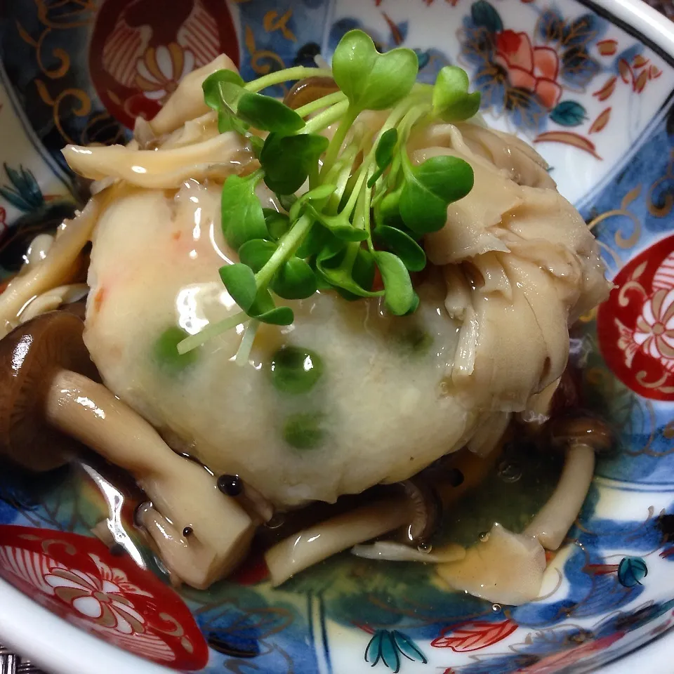 れんこん饅頭  きのこあん(^^)|ミントさん