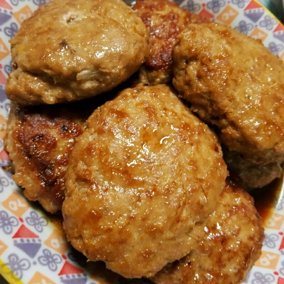 Snapdishの料理写真:生姜焼きもやしバーグ♡リピ★|かなやんさん