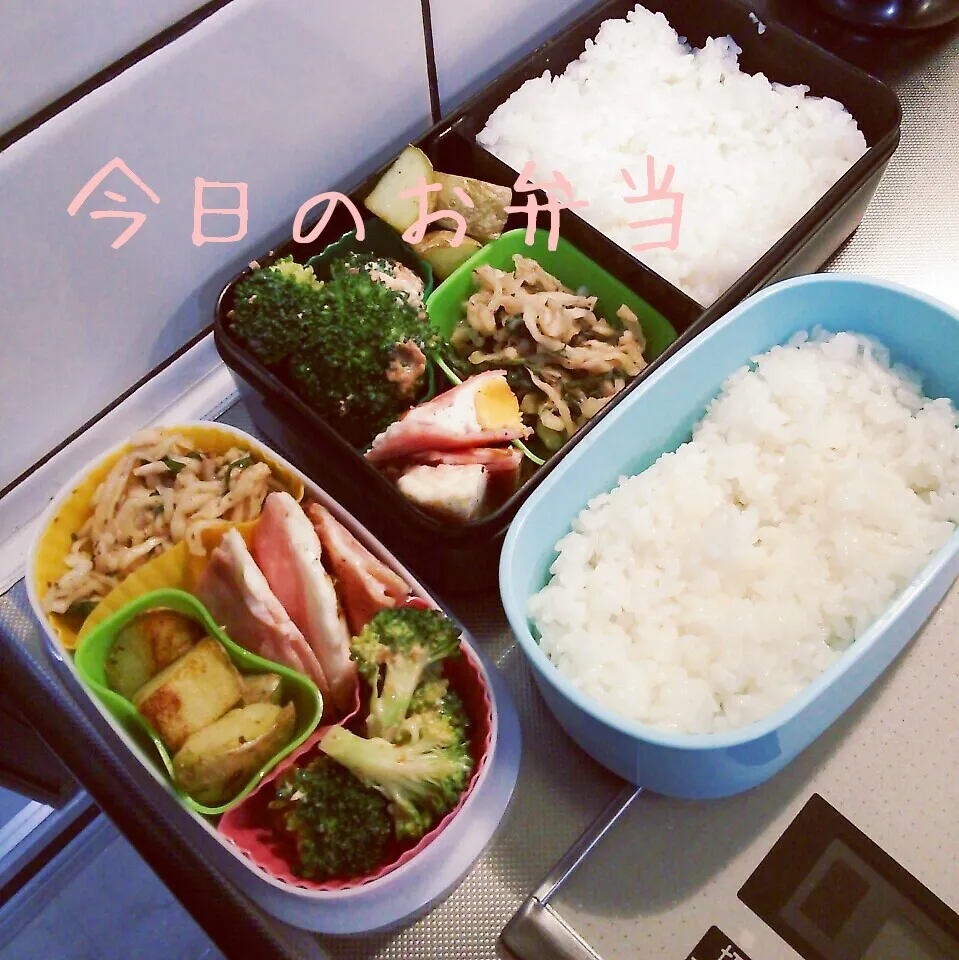 今日のお弁当 パパ＆中学生娘ちゃん(*^^*)|sakuhimaさん