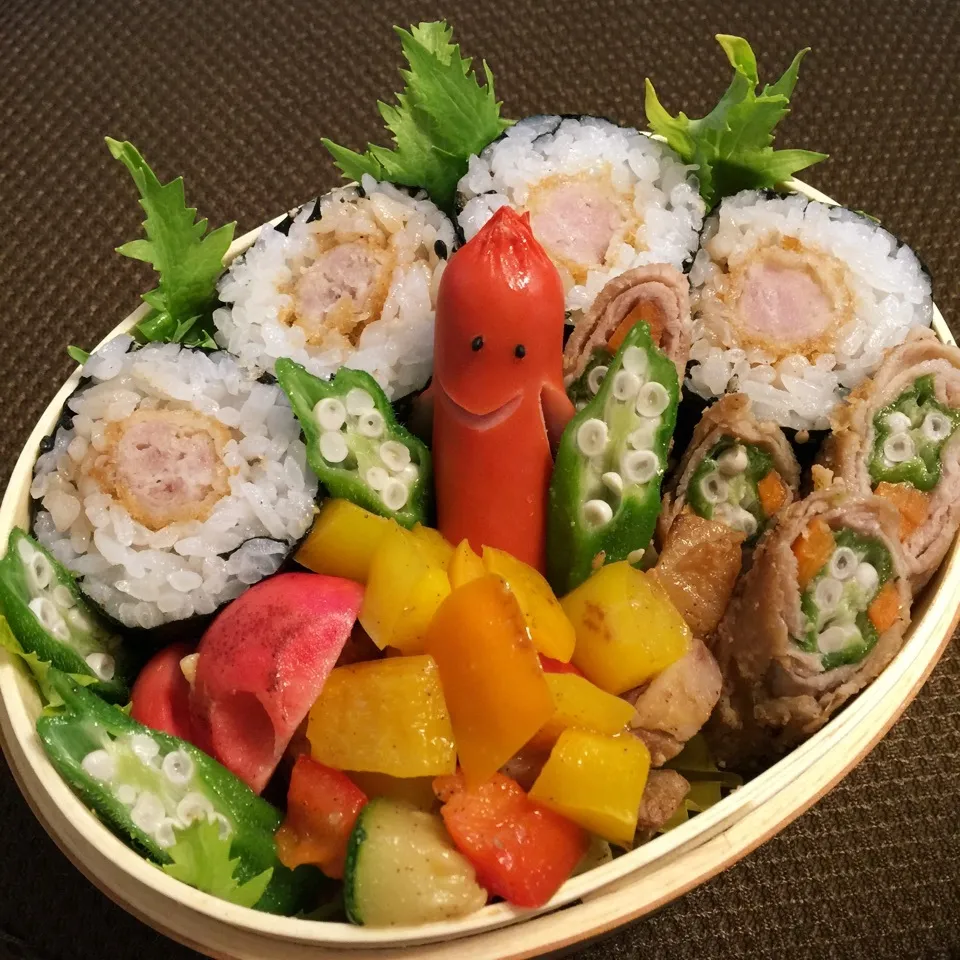 Snapdishの料理写真:ソー星人弁当★Linaさんの被災時発達障害児支援まとめ拡散|らぴすらずり(らぴ)さん