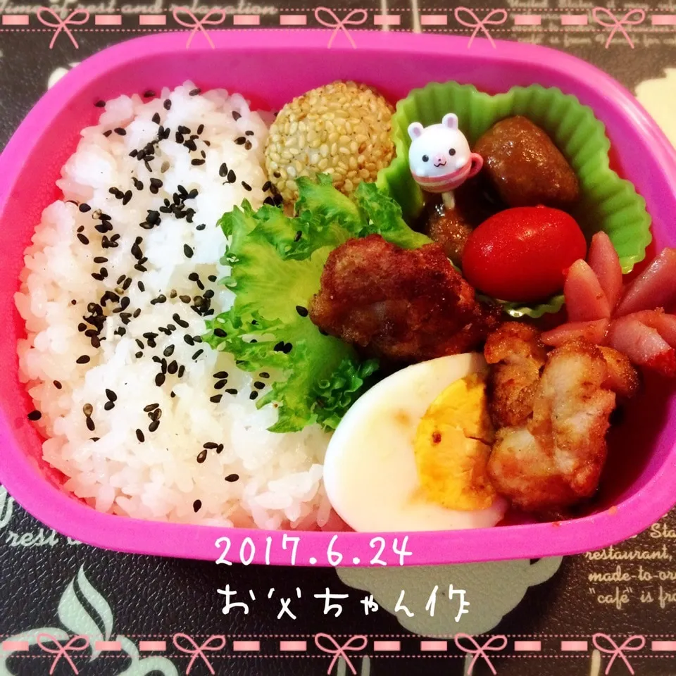 今日はお父ちゃん作の妹っちのお弁当~🎶|Kayopichiさん