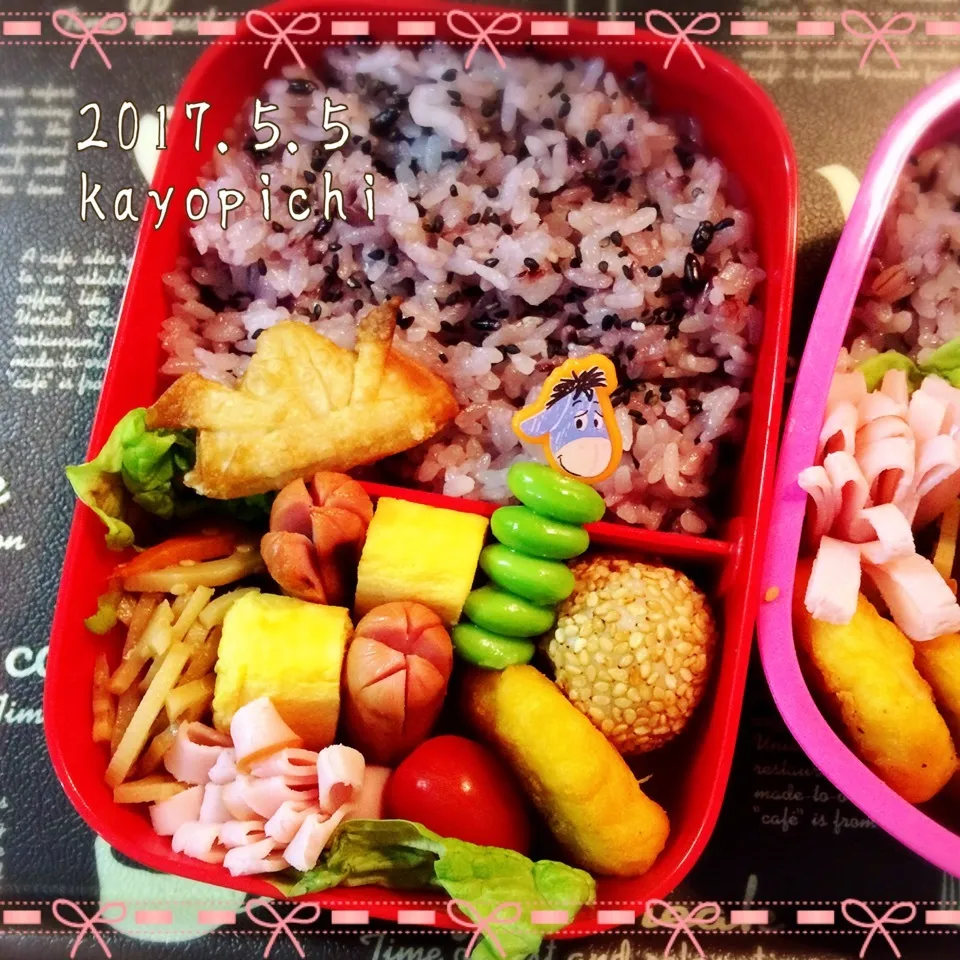 子供の日のお弁当🎏|Kayopichiさん