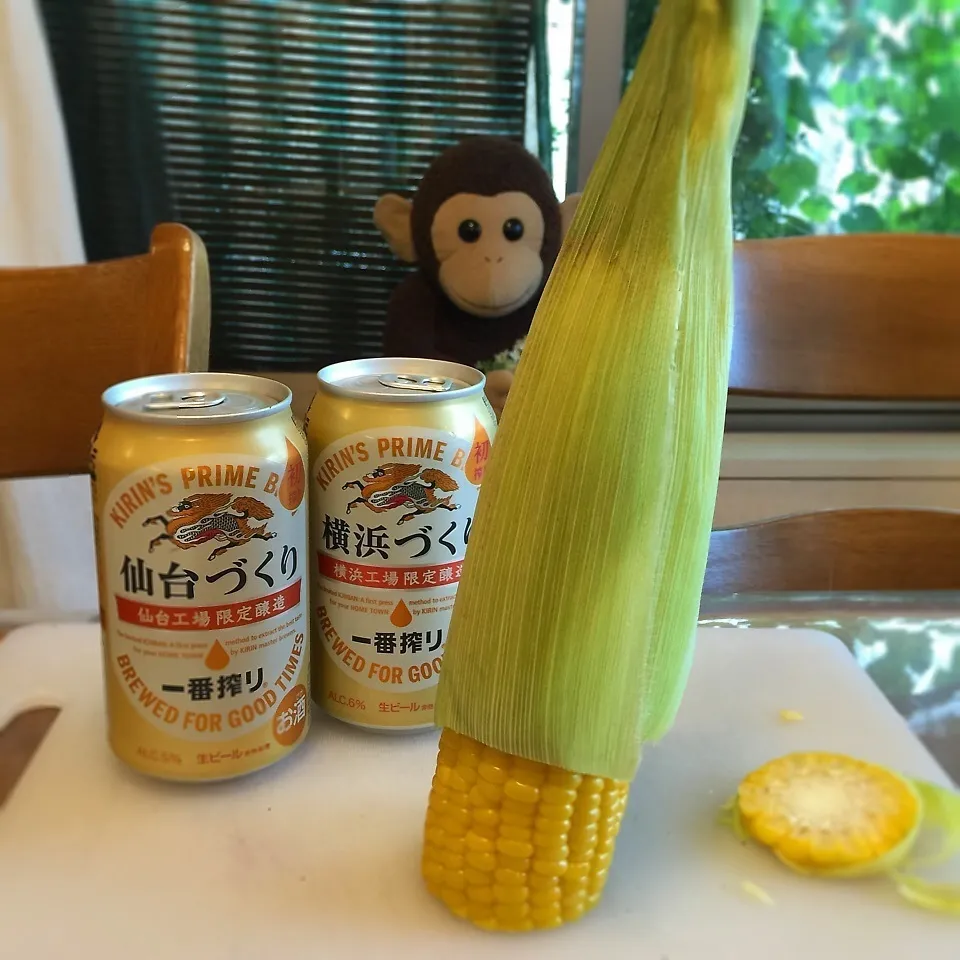 Snapdishの料理写真:するするすっぽーん！気持ちよくむけるトウモロコシ！|らぴすらずり(らぴ)さん