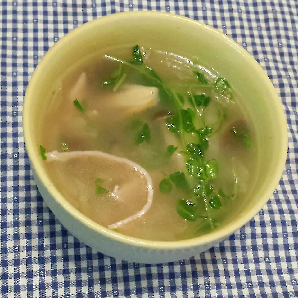 スープの会♪朝からキッチンに胡麻油の香り高い白菜中華スープ|らぴすらずり(らぴ)さん