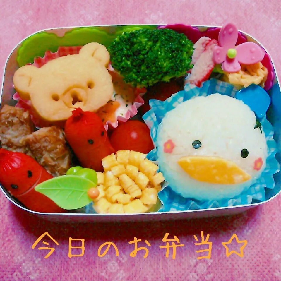 Snapdishの料理写真:2015年11月24日　ドナルドツム☆弁当|ししゃもさん