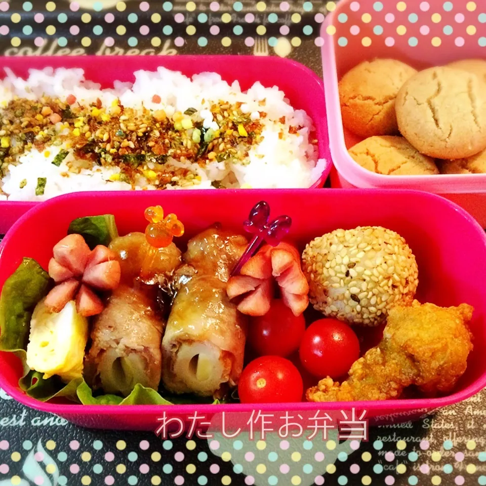 Snapdishの料理写真:わたし作娘っちのお弁当❣⃛2016.10.19|Kayopichiさん