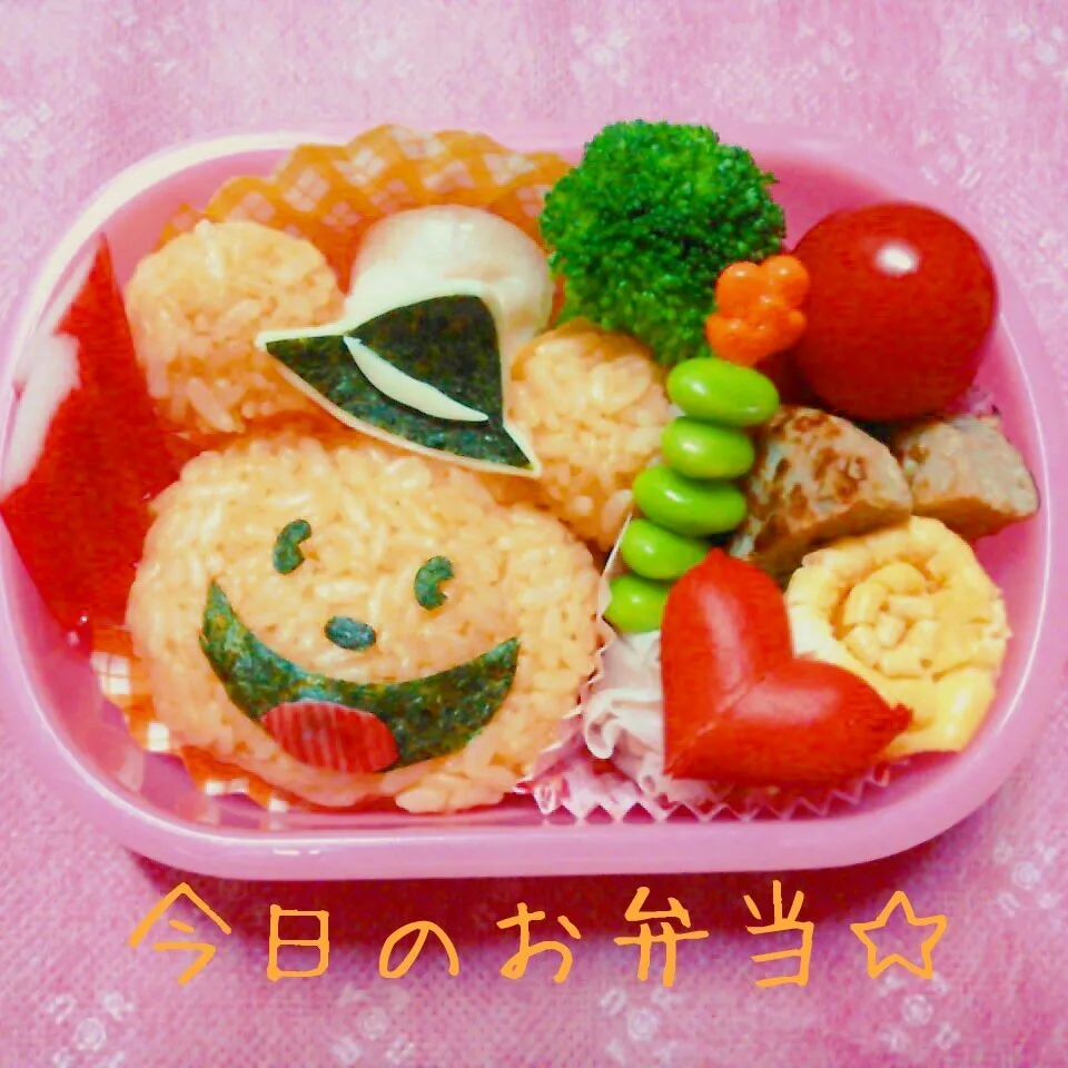 Snapdishの料理写真:2015年9月24日　ミッキーハロウィン☆弁当|ししゃもさん