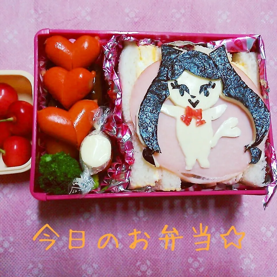 2015年6月25日　プリキュア♡ミス・シャムール弁当|ししゃもさん