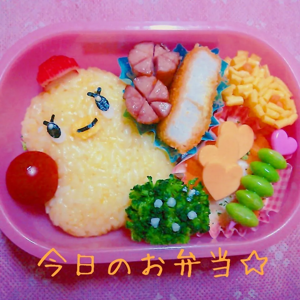 Snapdishの料理写真:2015年4月21日　アヒル隊長弁当|ししゃもさん