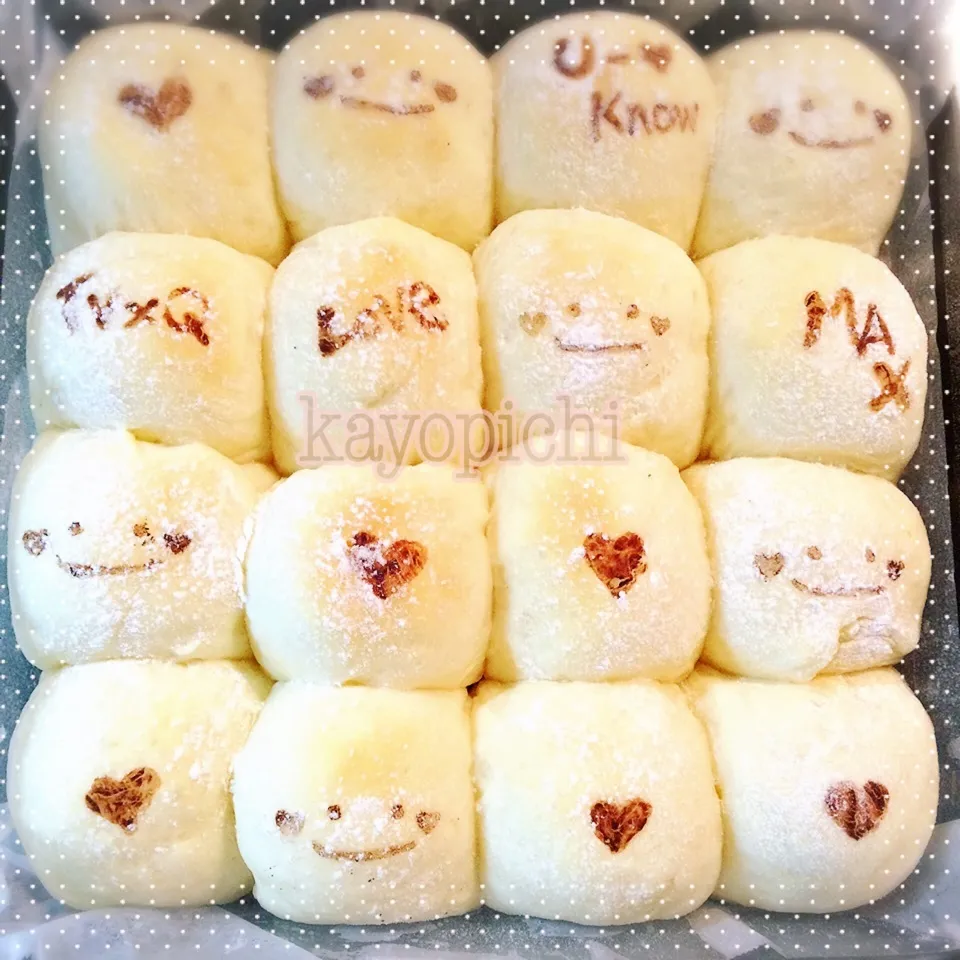 ちぎりパン初挑戦❤しゃなママさんの白いちぎりパン❤カンタン❤|Kayopichiさん