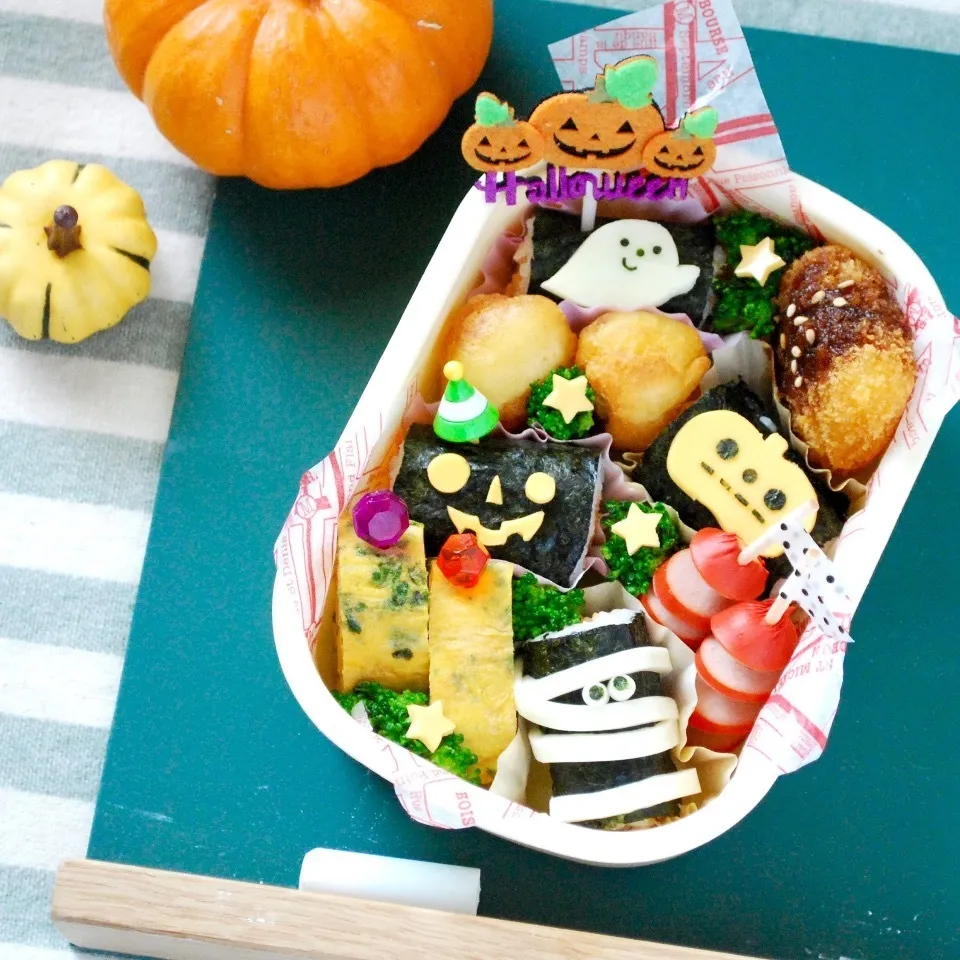 Snapdishの料理写真:halloween2016バラエティー弁当☆キャラ弁|ザッキー☆さん