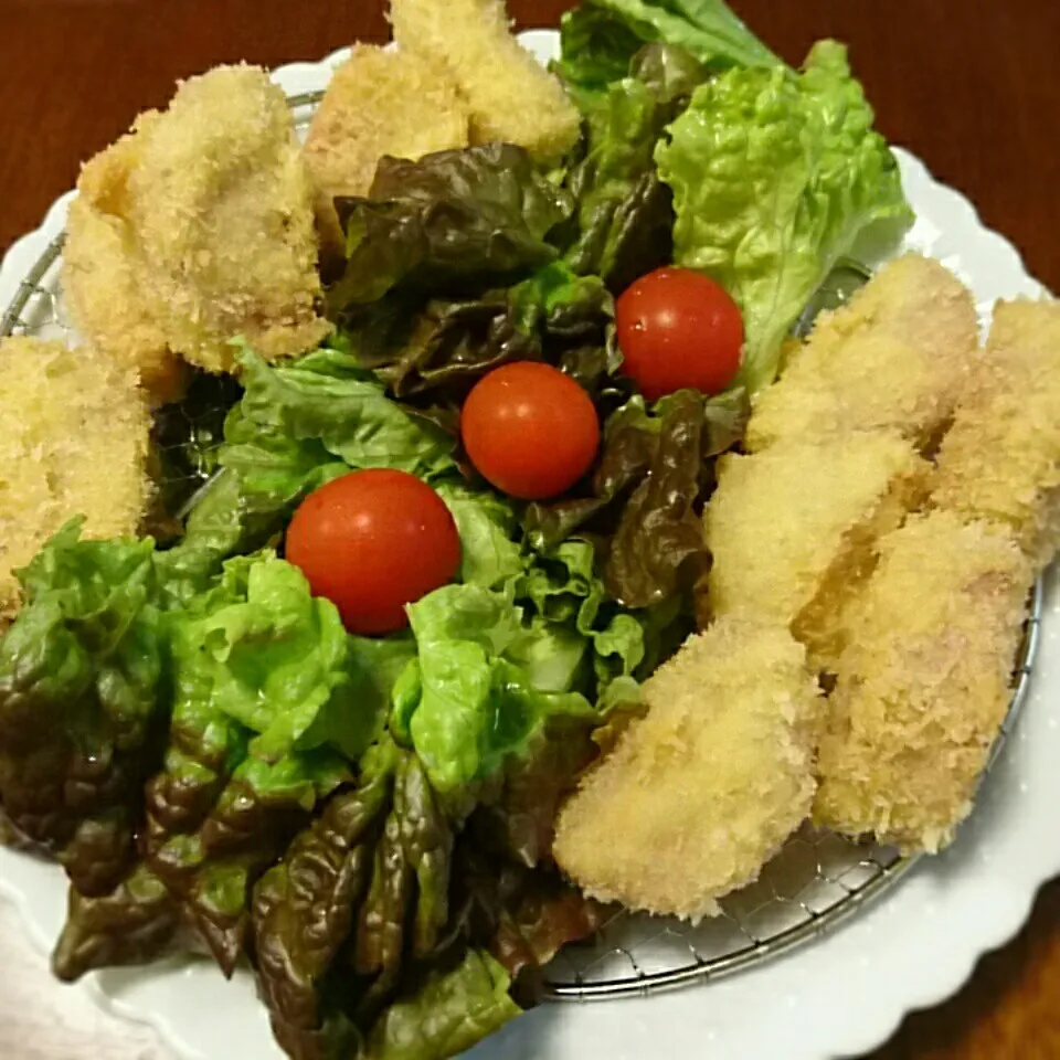 明方ハムでハムカツな晩御飯♪(/ω＼*)|おれくっしゃんさん