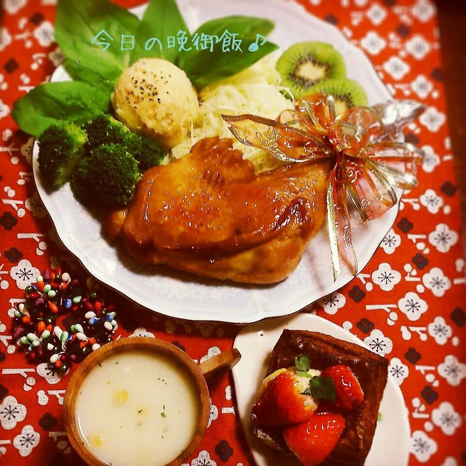 今日の晩ご飯〜～ひとり飯(TдT)|おれくっしゃんさん