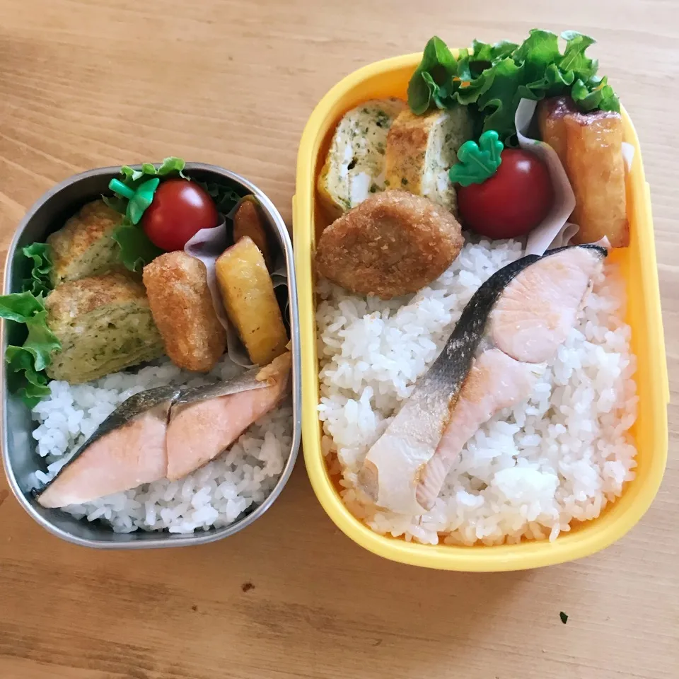 Snapdishの料理写真:夫＆娘ッ子弁当|ちくわぱん子さん