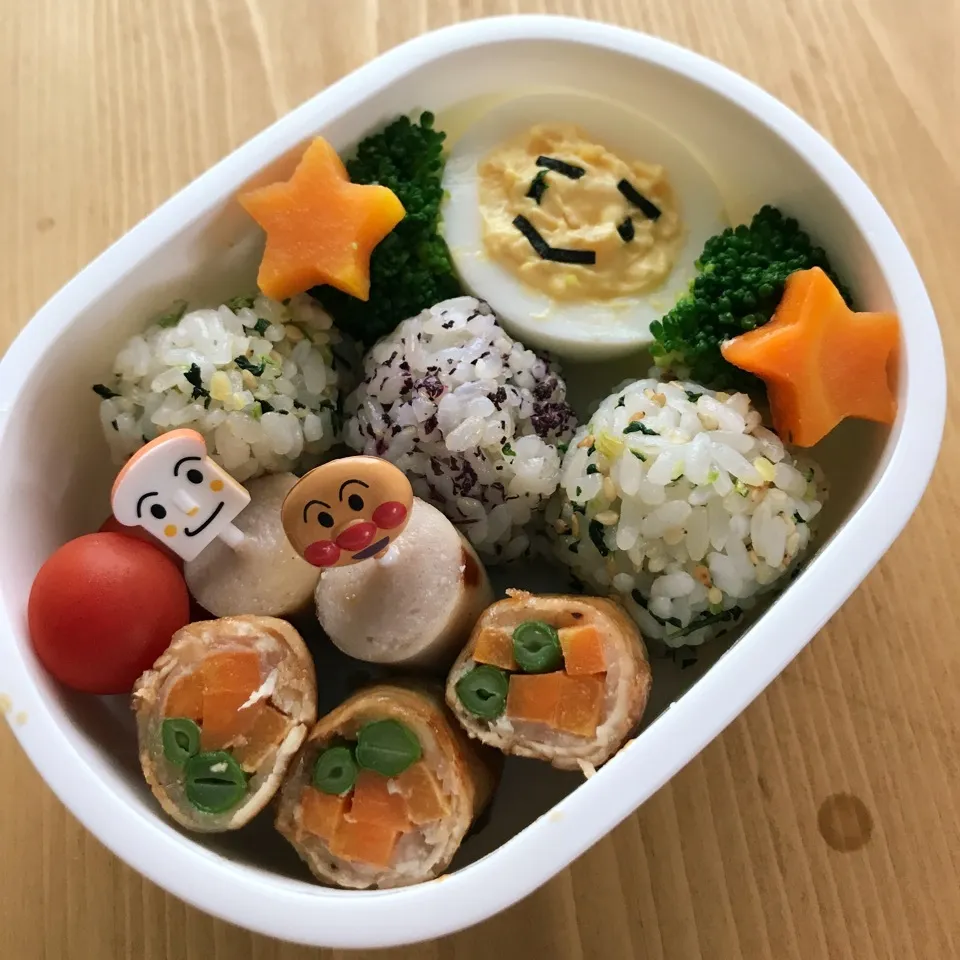 Snapdishの料理写真:幼稚園弁当|ちくわぱん子さん