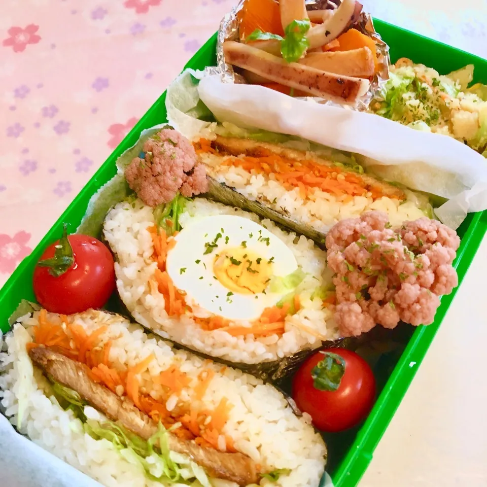 旦那の夜勤のお弁当🍱|ぷーはるひゅうさん