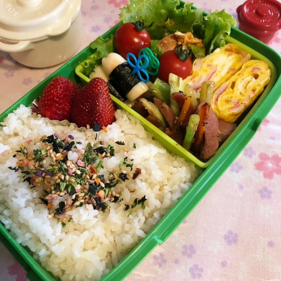 旦那の夜勤のお弁当🍱|ぷーはるひゅうさん