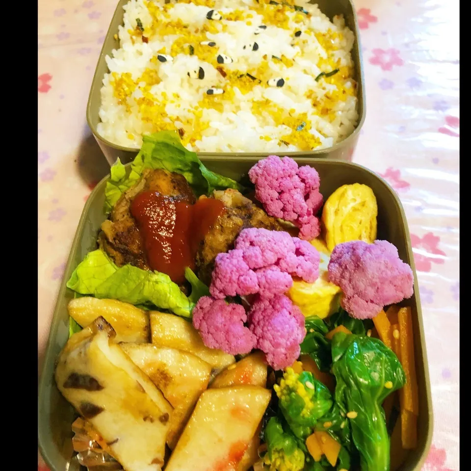 Snapdishの料理写真:旦那のお弁当🍱|ぷーはるひゅうさん