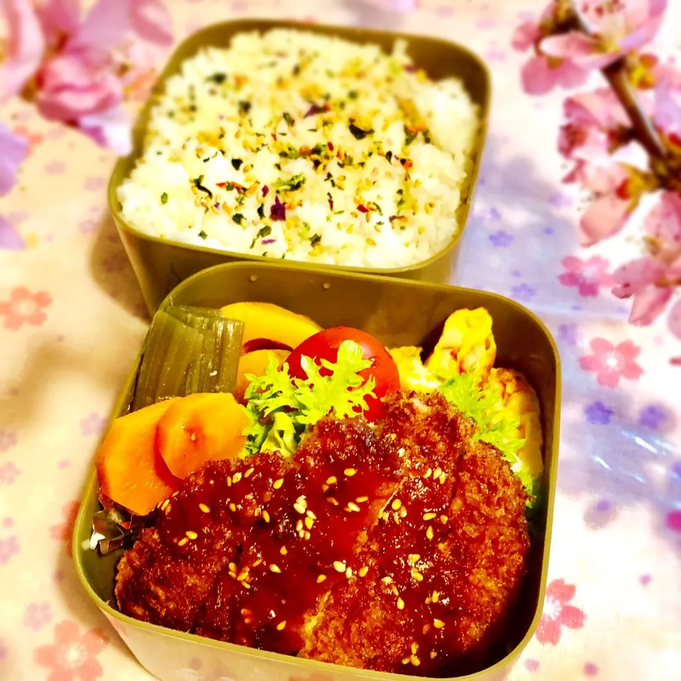 昨日の旦那の夜勤のお弁当|ぷーはるひゅうさん