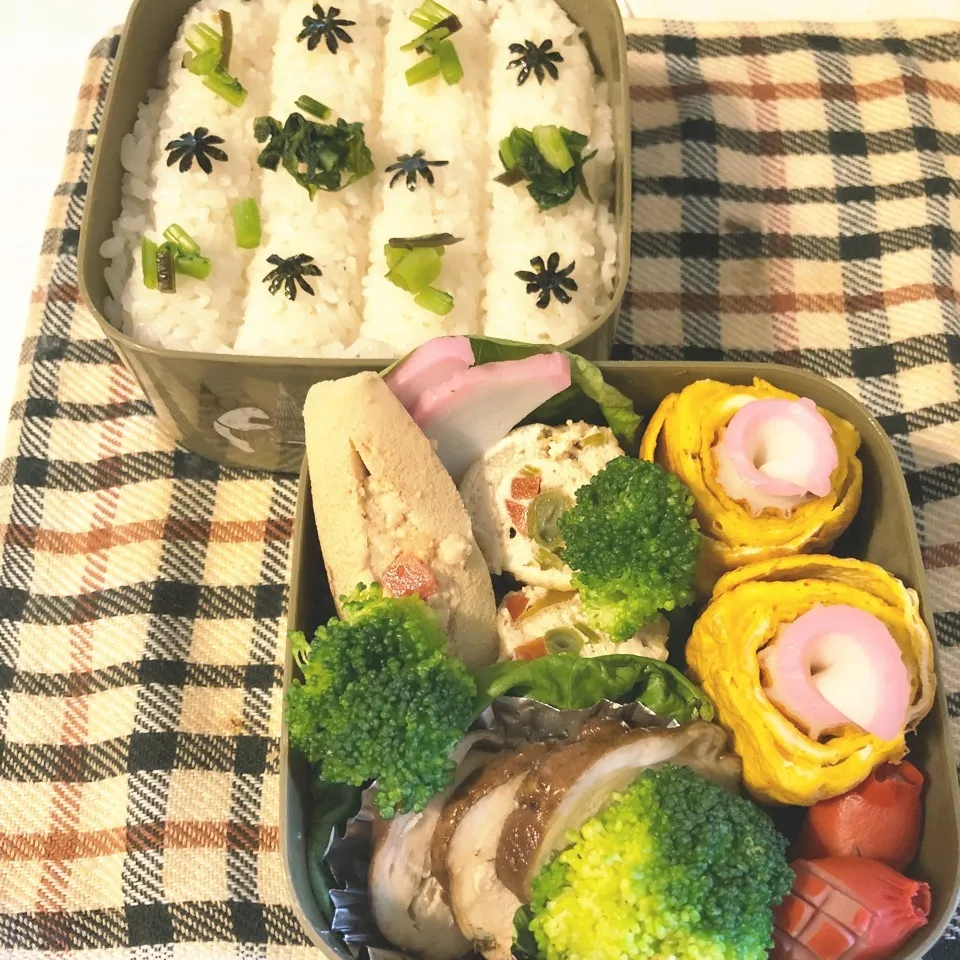 旦那の夜勤のお弁当！|ぷーはるひゅうさん