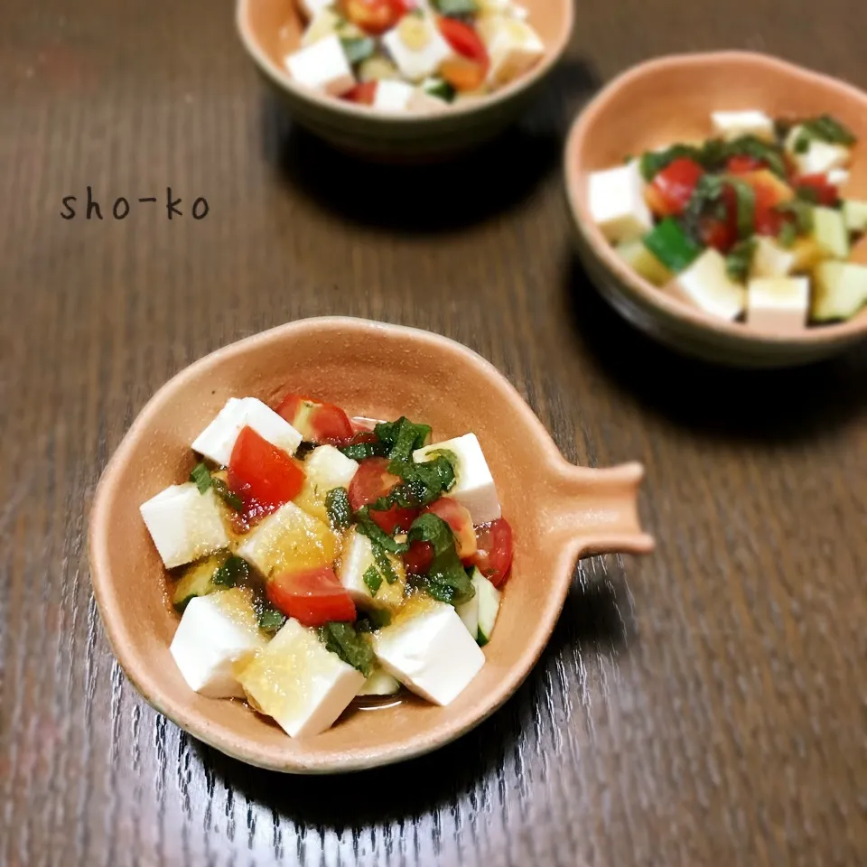 ポン酢ジュレ 豆腐サラダ🥗|sho-koさん