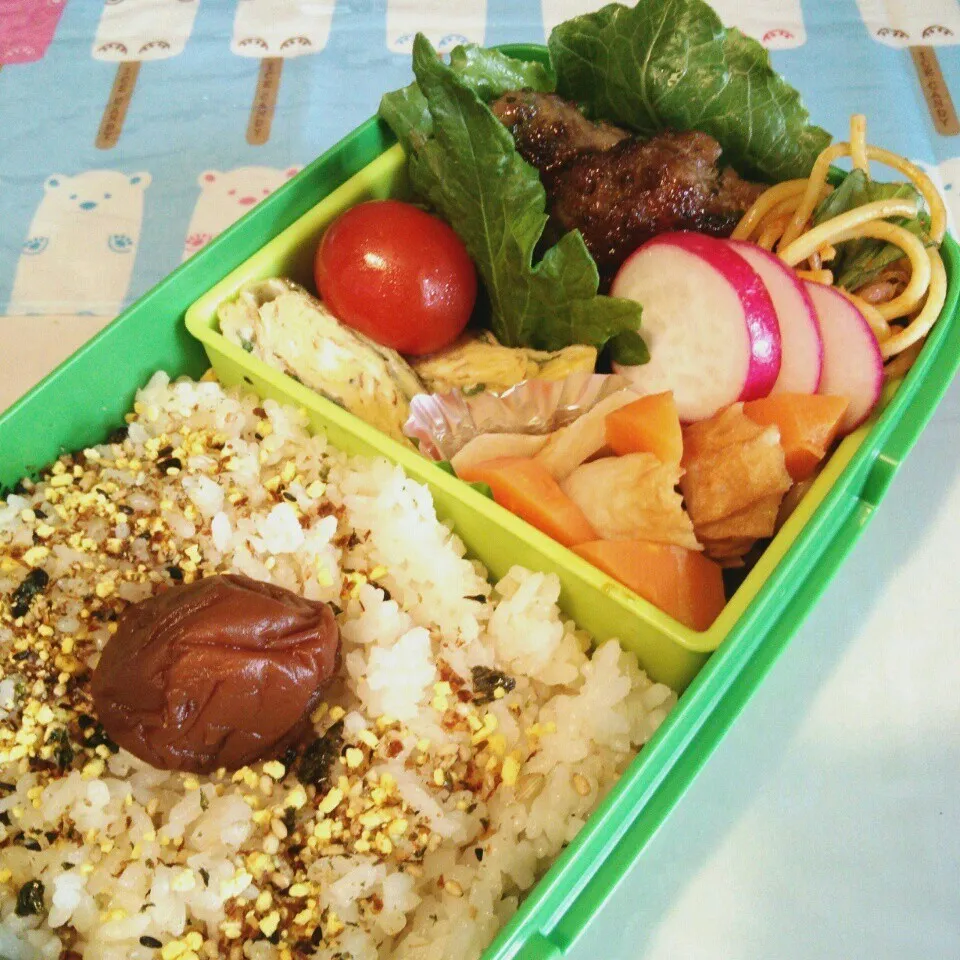 旦那の夜勤のお弁当♪|ぷーはるひゅうさん