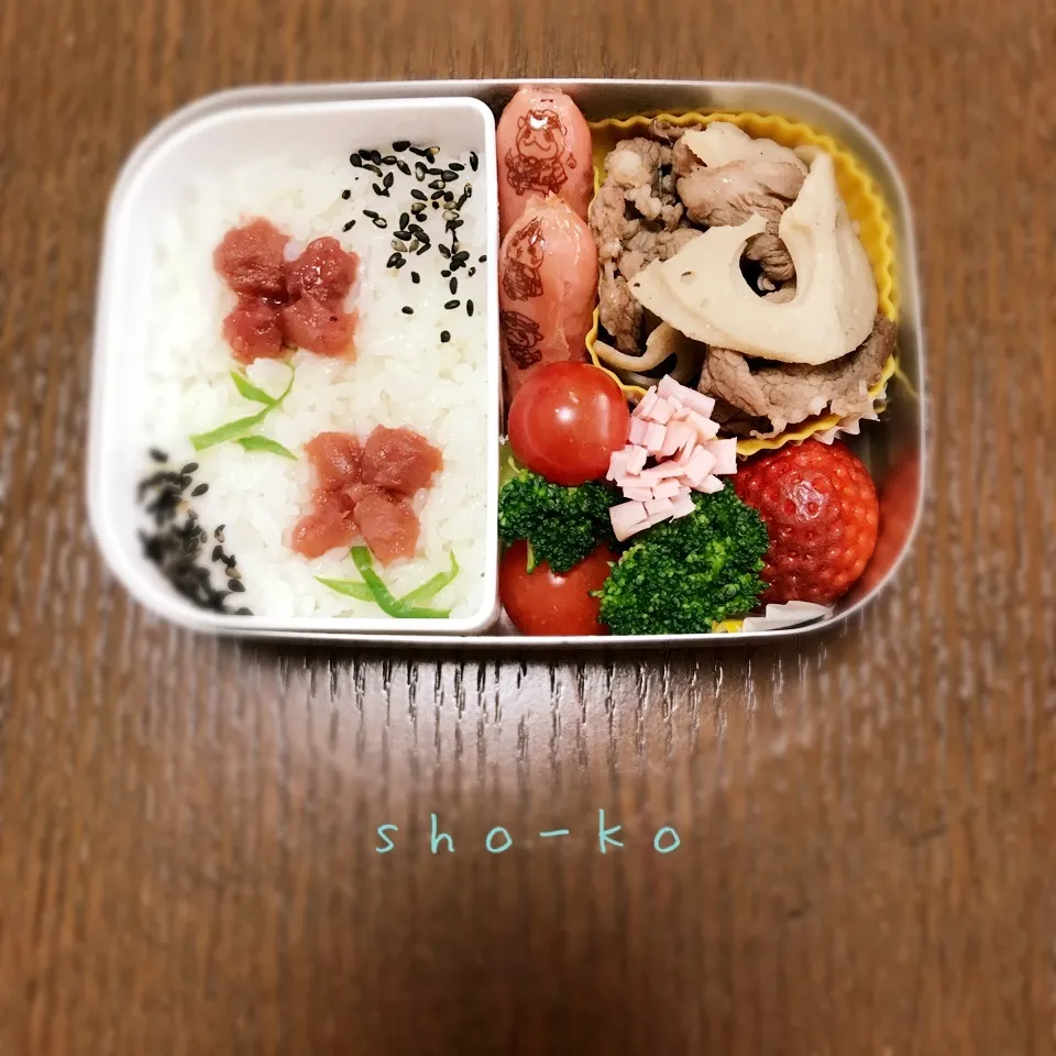 梅干しお花お弁当💐|sho-koさん