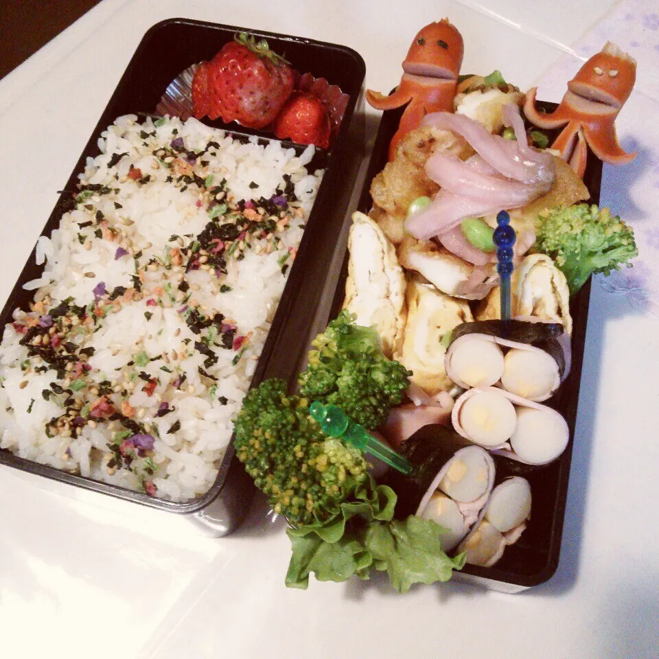 今日の旦那のお弁当！|ぷーはるひゅうさん