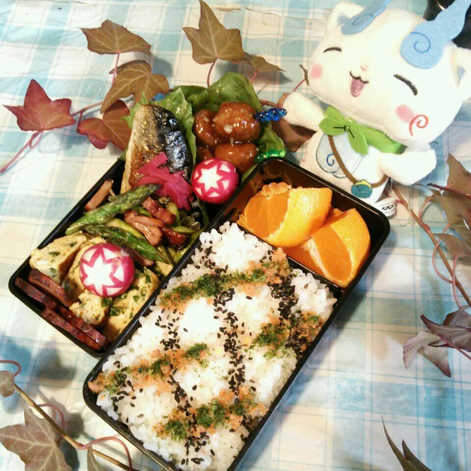 今日の旦那のお弁当♪|ぷーはるひゅうさん