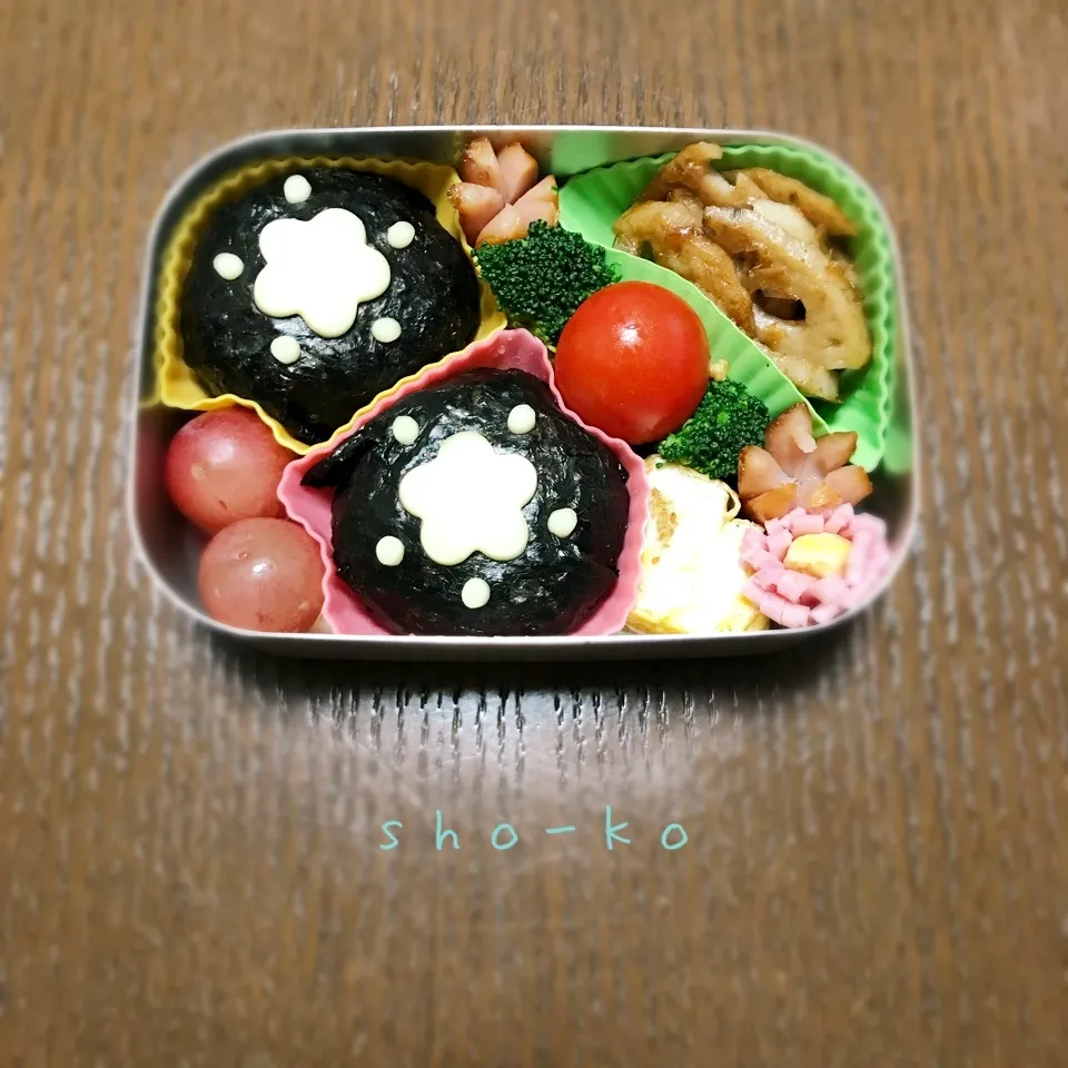 チーズお花のおにぎりお弁当|sho-koさん