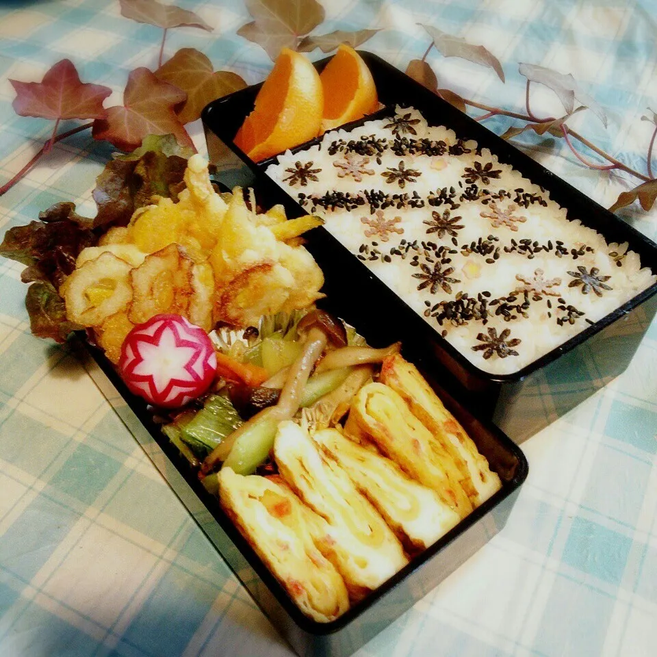 今日の旦那の夜勤のお弁当♪|ぷーはるひゅうさん